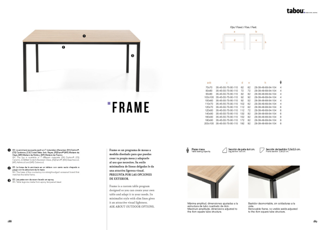 T�cnicos Frame Coffee Table